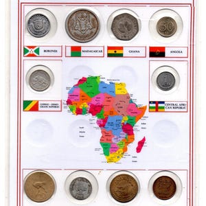100 Coins From 100 Countries World Coin Collection Lot With Album ...