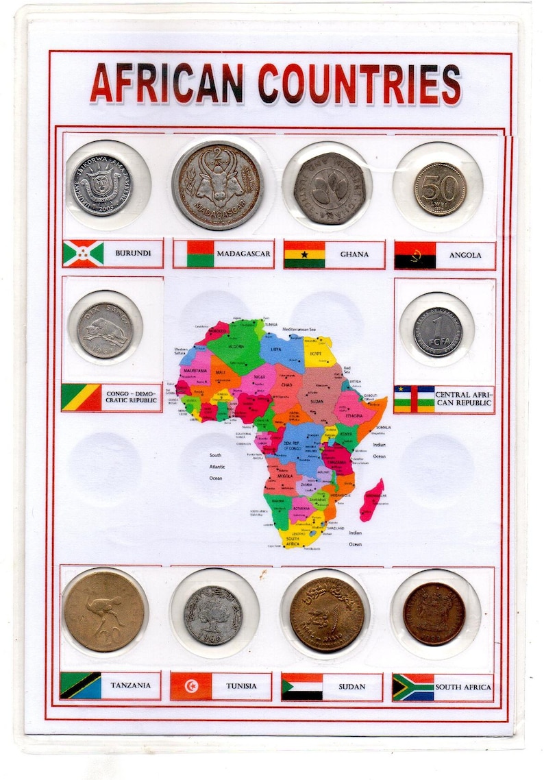 100 Coins From 100 Countries World Coin Collection Lot With Album ...
