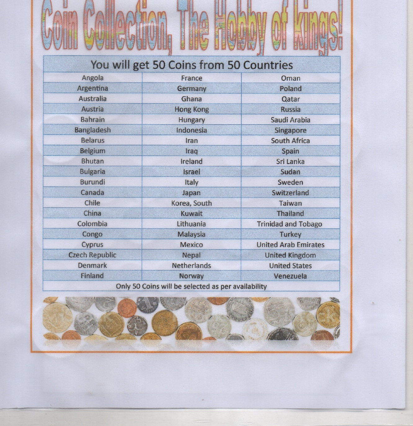 Lot 50 PCS Different Foreign World Coins From 50 Countries Rare ...