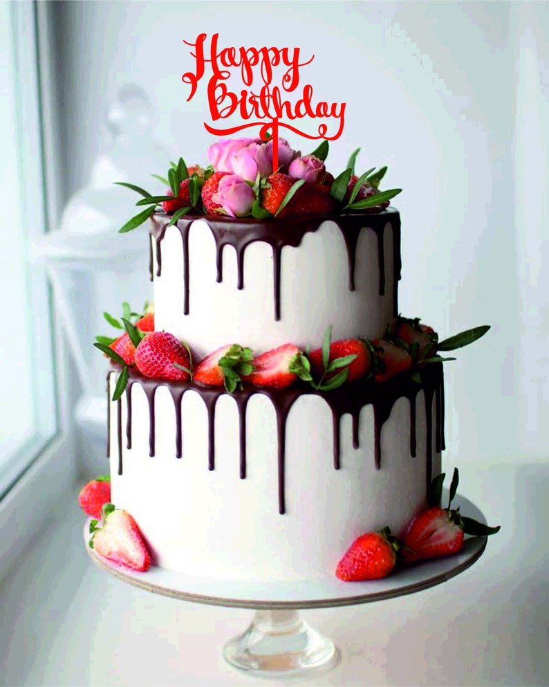 Free Free Happy Birthday Svg Cake Topper Free 252 SVG PNG EPS DXF File