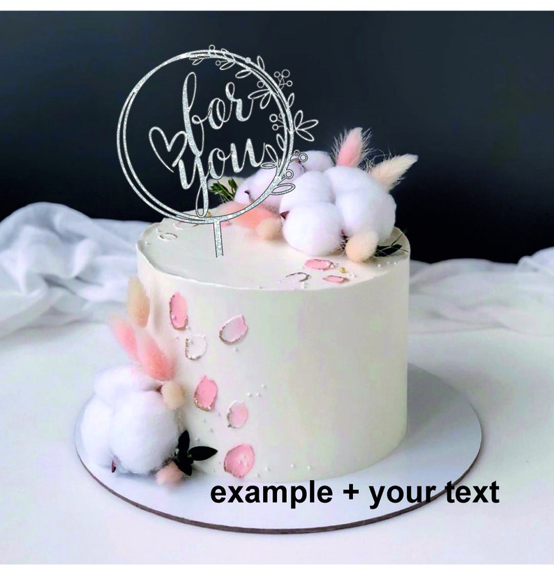 Download Cake topper svg wedding cake topper happy birthday svg | Etsy