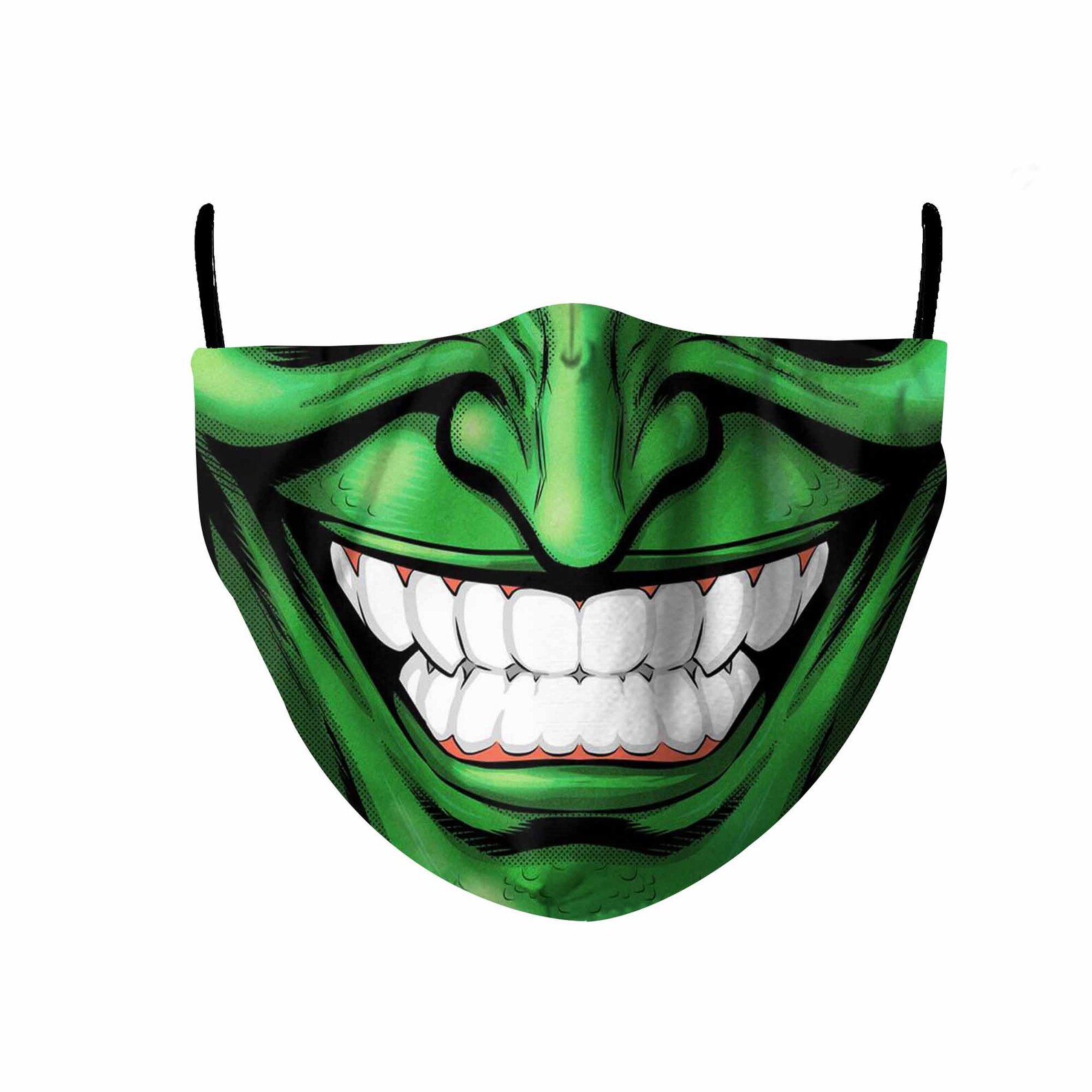 Comic Green Goblin Face Mask Filter Pocket Replaceable Etsy
