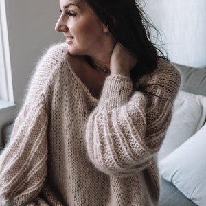 Breipatroon Nederlands Oversized Trui Nettie Sweater | Etsy Breipatroon Nederlands Oversized Trui Nettie Sweater | Etsy