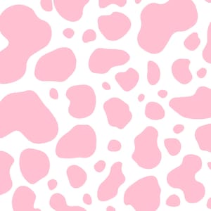 Kuh Baby pink Festival Druckstoff Recycled Spandex 4-Wege-Stretch-Stoff in Großbritannien gedruckt. ECO freundliches und zertifiziertes Recyclinggewebe
