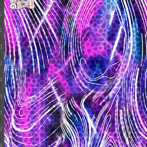 Activewear Yoga Athletic gym leggings printed fabric Recycled Spandex 4 way stretch printed in the UK ECO Friendly & certified Recycled