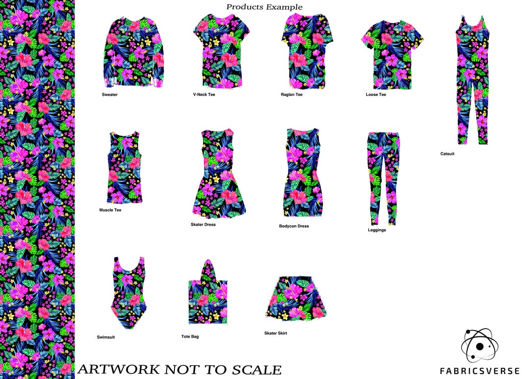 Fabric Printing Stretch Fabric Printing Custom Fabric Printing Etsy