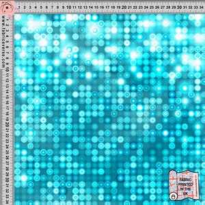 Glitter sequins festival printed fabric Recycled Spandex 4 way stretch fabric printed in the UK ECO Friendly & certified Recycled Fabric