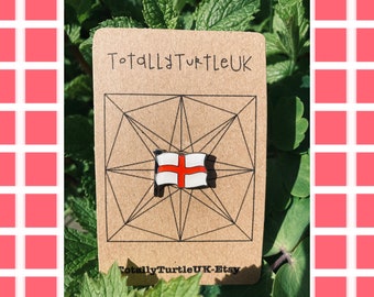 Emaille pinbadge met St. George's vlag
