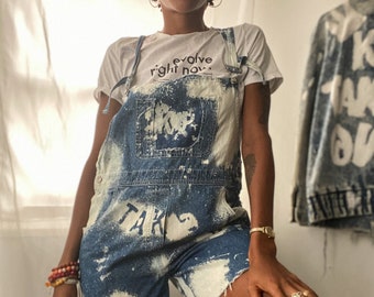 bleached overalls