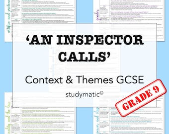 GCSE English Literature: 'An Inspector Calls' Context & Themes