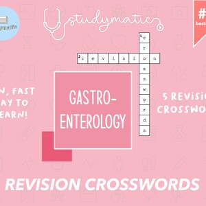Gastroenterology REVISION CROSSWORDS | Med School Notes | Pre-Clinical Medicine | 2021