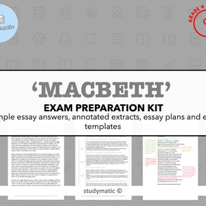 GCSE English Literature: &#39;Macbeth&#39; Exam Preparation Kit