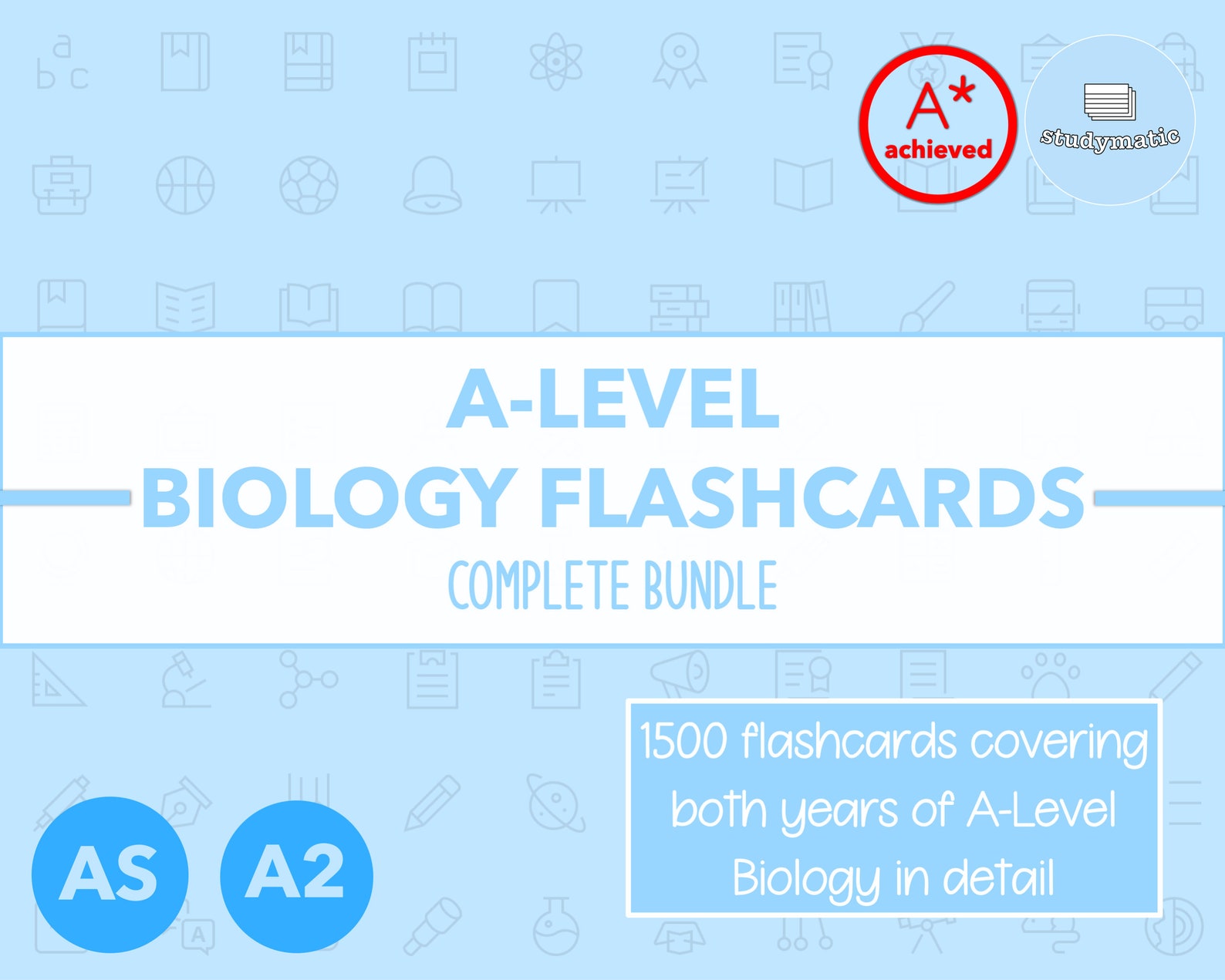 Alevel Biology Bundle FLASHCARDS COMPLETE BUNDLE Etsy UK