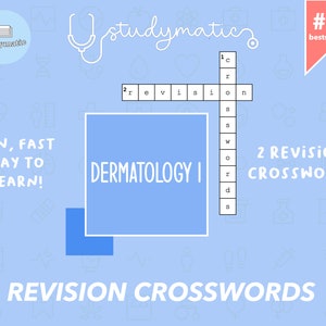 Dermatology REVISION CROSSWORDS | Med School Notes | Pre-Clinical Medicine | 2021
