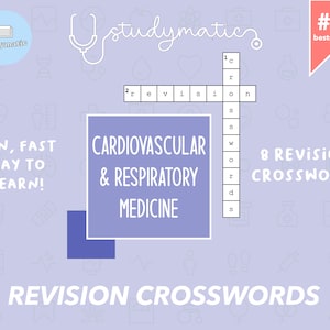 Cardiovascular and Respiratory Medicine REVISION CROSSWORDS | Med School Notes | Pre-Clinical Medicine | 2021