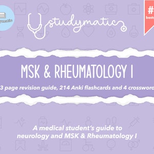 MSK & Rheumatologie I | Med School Notizen | Präklinische Medizin | 2021