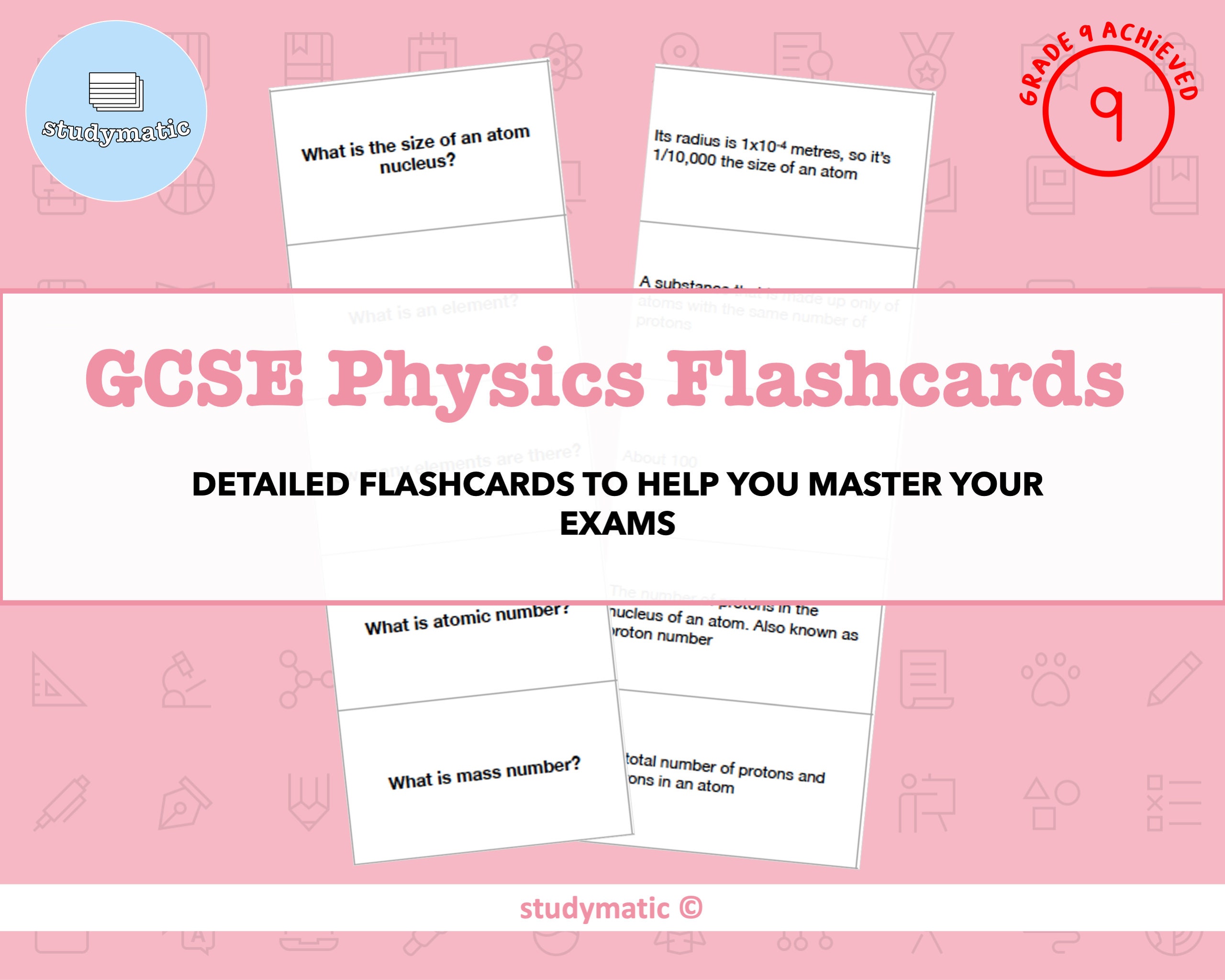 GCSE Physics Flashcards Etsy
