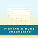 Animal Crossing: New Horizons Printable Checklists, May - Etsy
