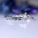 Customized Knight and Princess 925 sterling silver zircon Couple Rings his and hers rings promise ring personalized gift for her for couple