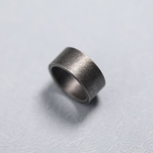 Customized stainless steel 12mm ring for man promise men ring for him engraved ring personalized gift for father
