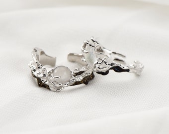 Sun and Moon Couple Rings: Personalized Promise Rings
