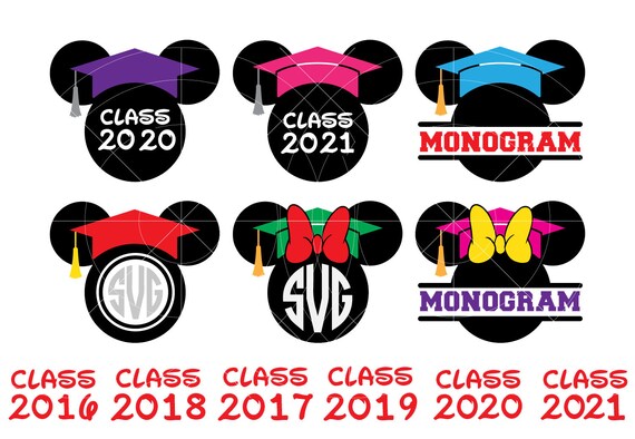 Download Digital Download Disney Graduation Svg Mickey Mouse Svg Etsy