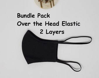 Over the Head Face Mask, Hearing aids Friendly, Made in USA | Natruyen,  mask with neck strap, Bulk Face Mask , Bundle Pack