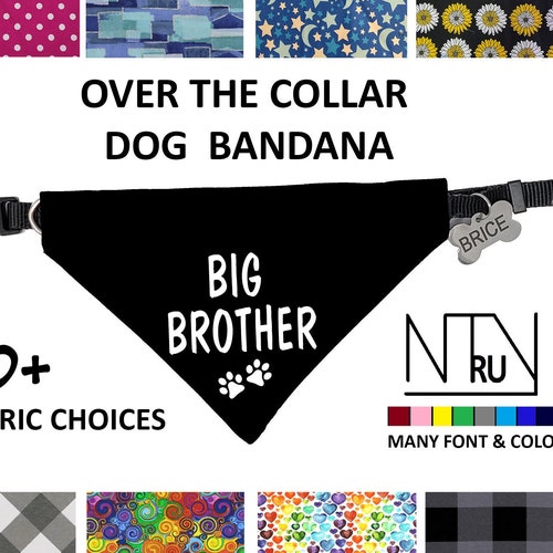 Big Brother Dog Bandana Pregnancy Announcement Bandana New Etsy — free download