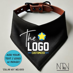 Personalized Dog Bandana, Over the Collar Dog scarf, Slide on Cat Bandana, Gift for Dog lovers, New Dog Gift, Custom Dog gift accessory