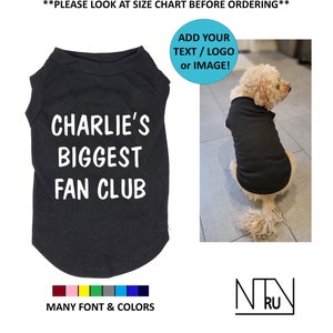 Personalisiertes Hunde Shirt, Benutzerdefinierte Hunde Shirt mit Namen oder Logo, Lustiges Hunde Shirt, Benutzerdefinierte Shirt für Hund, Hund Name Shirt, Hunde Liebhaber Geschenk