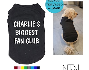Personalized Dog Shirt, Custom Dog Shirt with Name or Logo, Funny Dog Shirt, Custom Shirt for Dog, Dog Name Shirt, Dog Lovers Gift