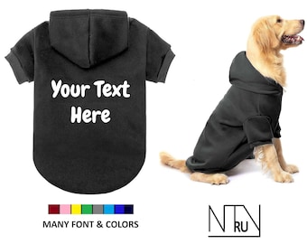 Personalisierter Hunde Hoodie, Personalisierter Hundepullover, Lustiges Hundepullover, Benutzerdefiniertes Shirt für Hund, personalisiertes Hunde-Sweatshirt, personalisierte Hundekleidung