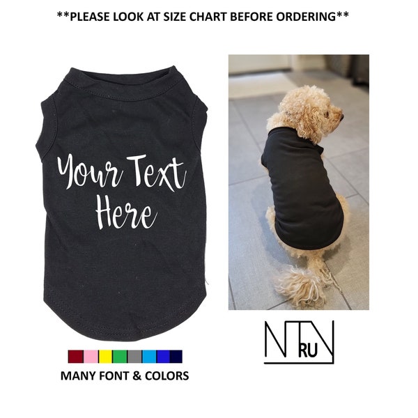 Personalisiertes Hundeshirt, personalisiertes Hundeshirt, lustiges Hundeshirt, individuelles Shirt für Hund, lustiges Haustiershirt, individuelles Katzenshirt