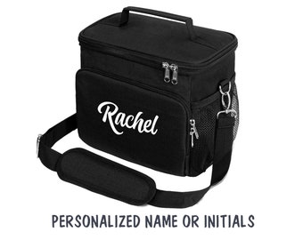 Custom Lunch Bag with Name, Kids Personalized Lunchbox, Insulated Lunch bag for Women, Monogram lunch bag, Custom Picnic bag