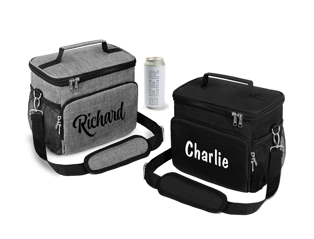 Personalized Beer Cooler Bag, Lunch Bag for Men, Groomsmen Gift
