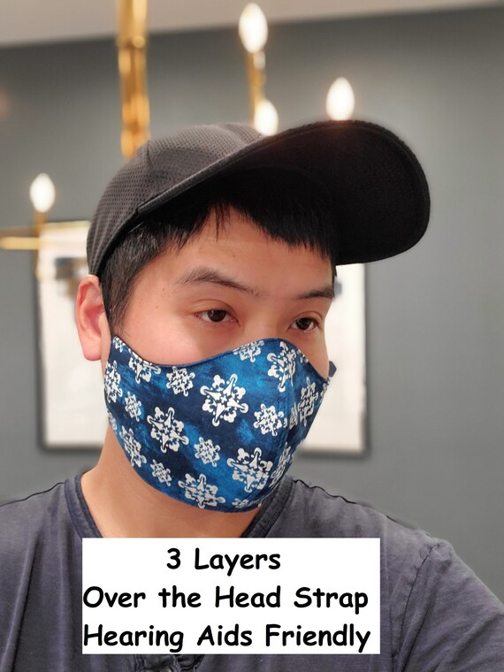 Over the Head Mask for Adults Kids Designer face mask Etsy