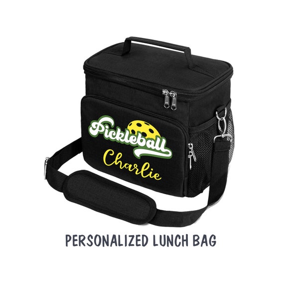 Custom Pickleball Lunch Bag, Pickleball Cooler, Funny Pickleball Gift for Pickleball player, Pickleball Coach, Paddle tennis gift