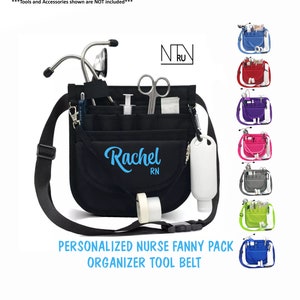 Yesbay Nurse Fanny Pack Multiple Pockets Adjustable Belt Tool Storage  Emergency Supplies Scissors Barber Tool Waist Bag Nurse Stuff 