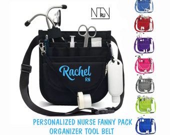 Sac banane personnalisé pour infirmière, Ceinture à outils pour infirmière, Ceinture de rangement pour infirmière, Sac à outils pour infirmière, Cadeau pour infirmière, Accessoires pour infirmière, Ceinture de rangement pour infirmière