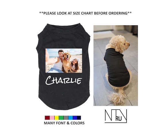 Custom Dog Shirt with Family Photo and Name, Personalized Dog Shirt for Dad and mom, Father's Day Gift, Gift for Dog Dad and Dog Mom
