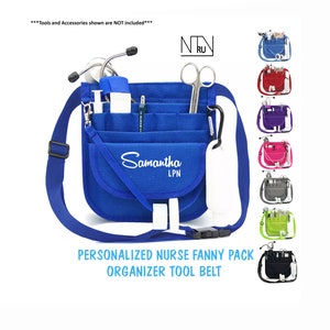 Custom Nurse Tool Belt, Nurse Fanny Pack Organizer Belt, Compact Nurse Tool Bag, Nurse Assistant Gift, CNA Gift, Medical Waistbelt, CRNA