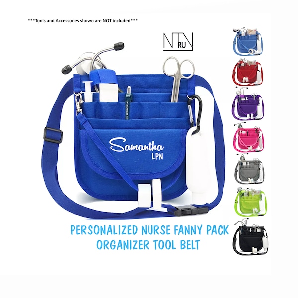 Custom Nurse Tool Belt, Nurse Fanny Pack Organizer Belt, Compact Nurse Tool Bag, Nurse Assistant Gift, CNA Gift, Medical Waistbelt, CRNA