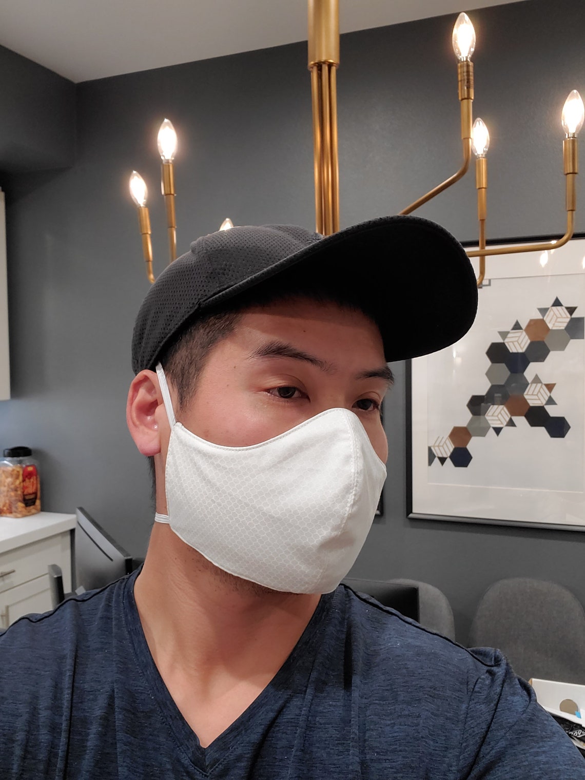 Over the Head Face Mask for Adults and kids Adjustable Face Etsy