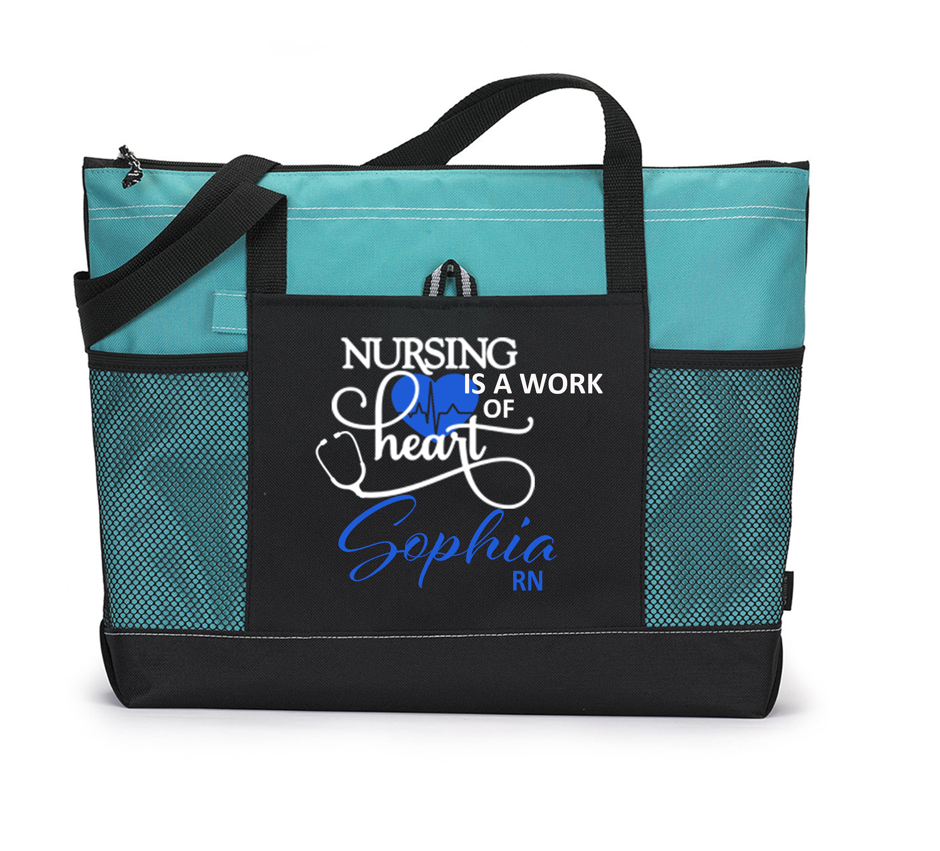 Custom Nurse Bag Personalized Nurse Bag with Zipper Custom Etsy