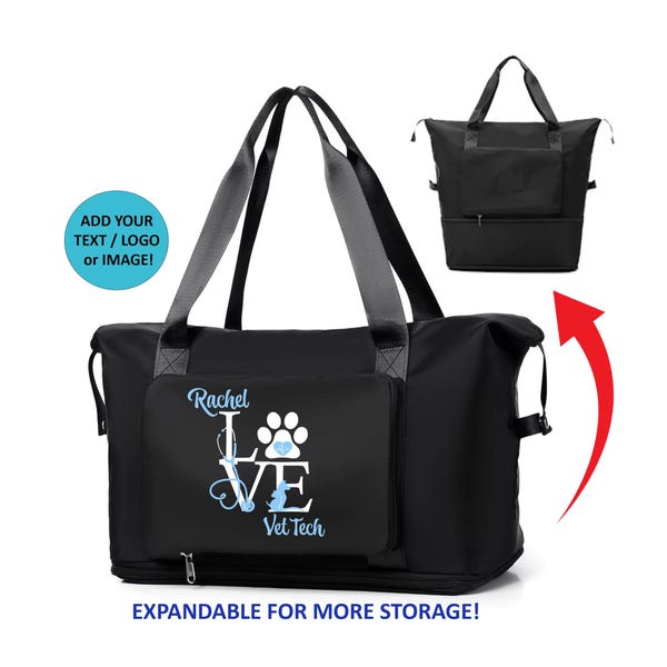 Veterinary Technician Bag, Vet Tech Bag, Gift for Vet Tech Week, Veterinarian tote bag, Gift for dog lovers bag, dog tote bag, pet tote bag