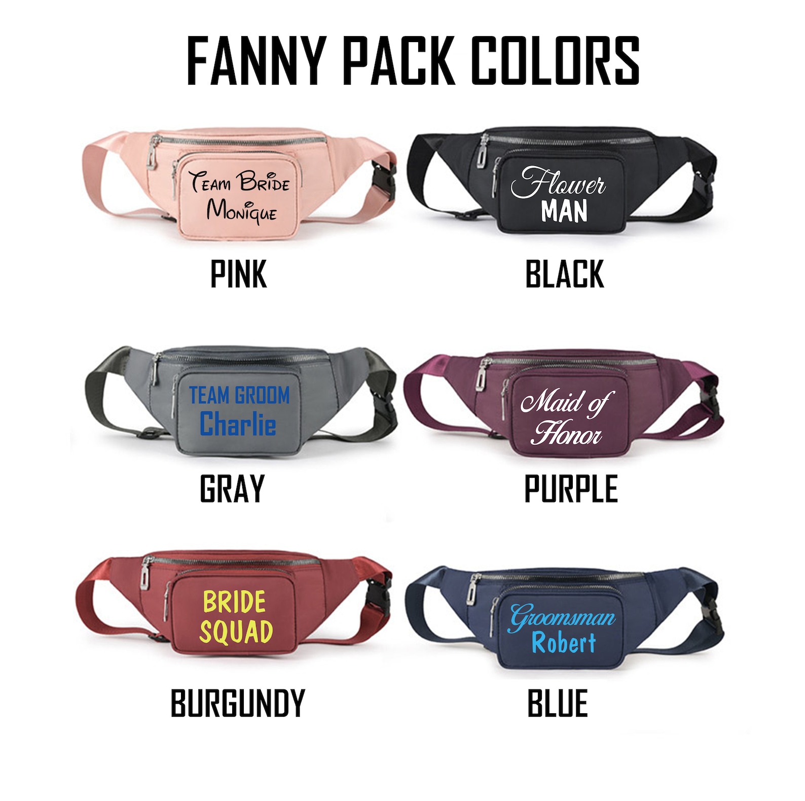 Flower Man Fanny Pack, Flower Dude Custom Fanny Packs, Flower Guy Waist