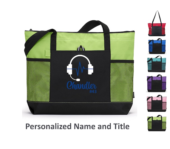 911 Dispatcher Bag, Personalized Bag for 911 tote bag, EMD Tote Bag, First Responder Gift EMS EMT Police Dispatch, 911 call bag,