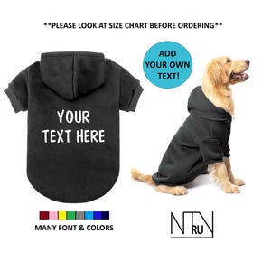 Personlig hundluvtröja, personlig hundtröja, rolig hundtröja, personlig skjorta för hund, personlig hundtröja, personliga hundkläder bild 6