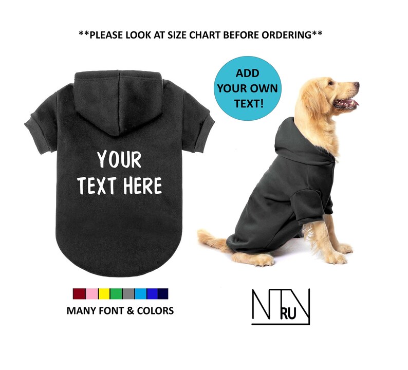 Personlig hundluvtröja, personlig hundtröja, rolig hundtröja, personlig skjorta för hund, personlig hundtröja, personliga hundkläder bild 6
