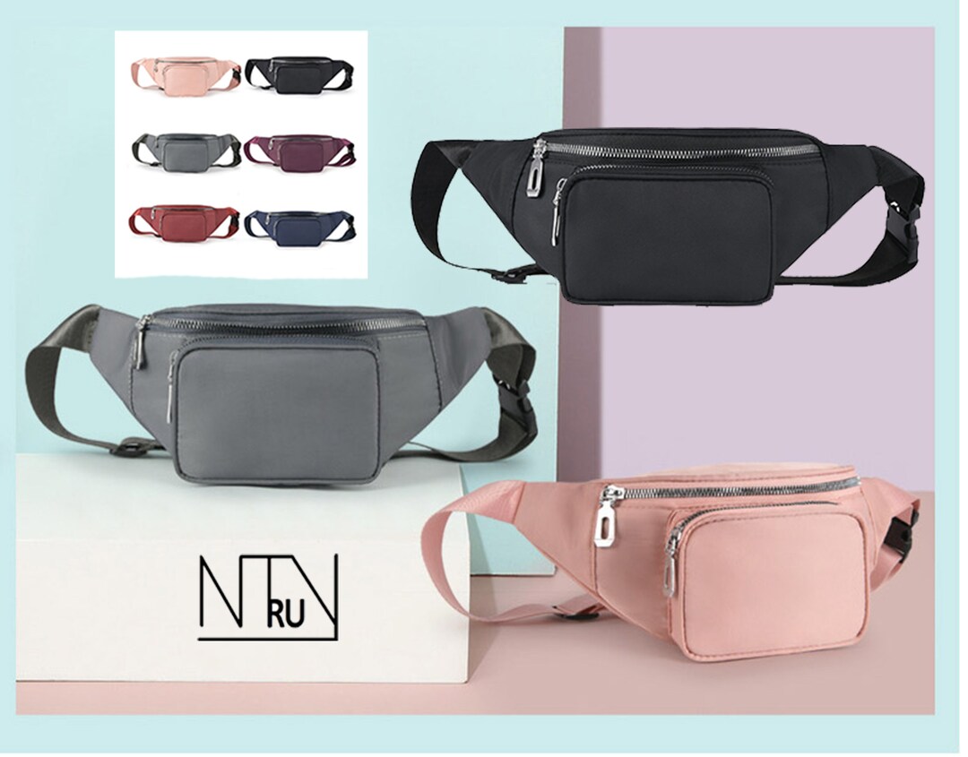 Blank Fanny Pack for Women Belt Bag, Crossbody Bag, Waist Belt Bag